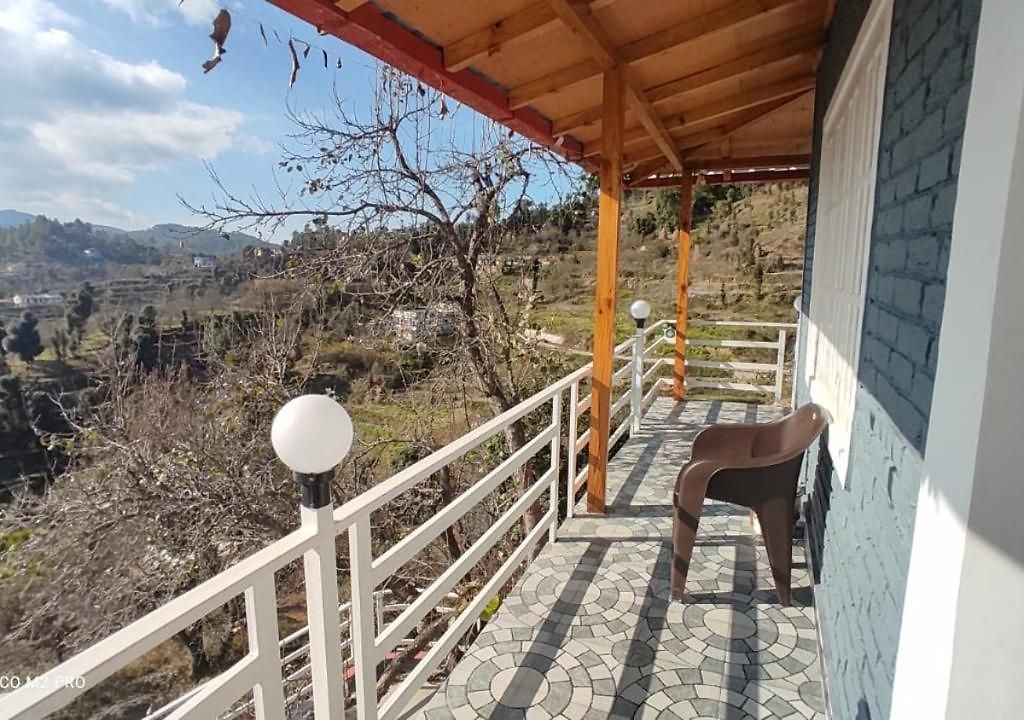 Mountain view from balcony
